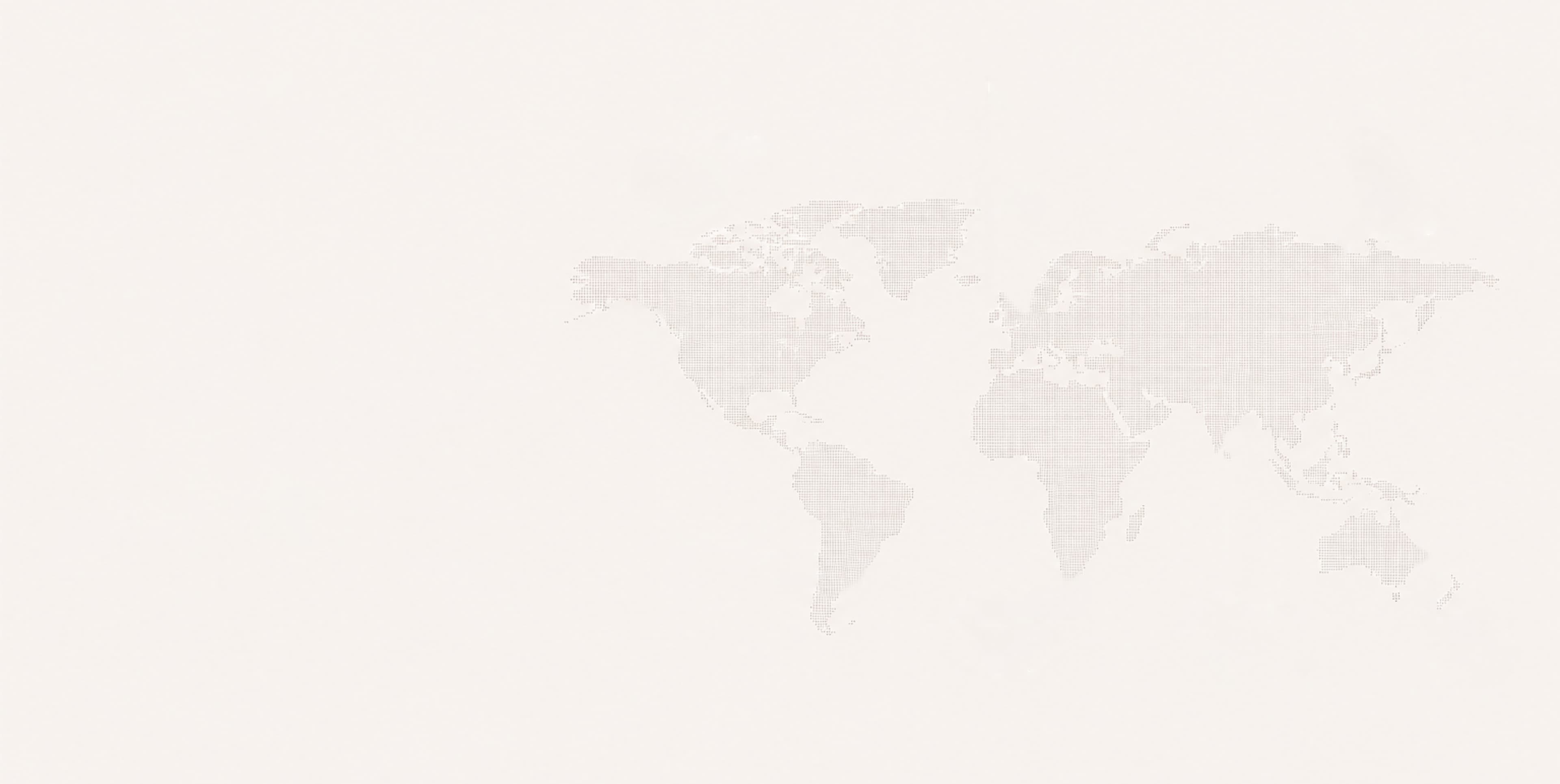 Dotted world map highlighting Amaara Botanicals' global locations
